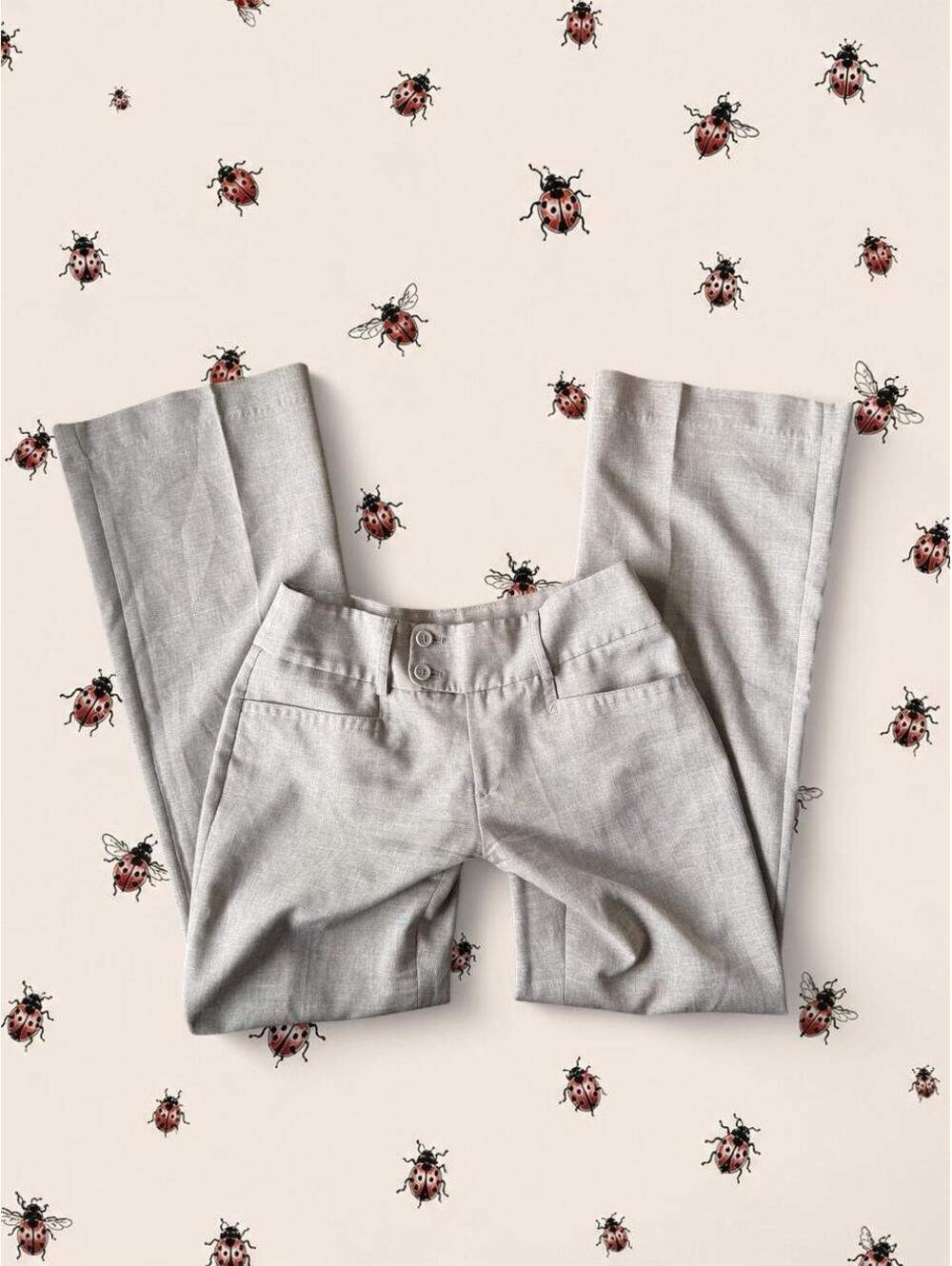 Suzy shier tan tailored pants